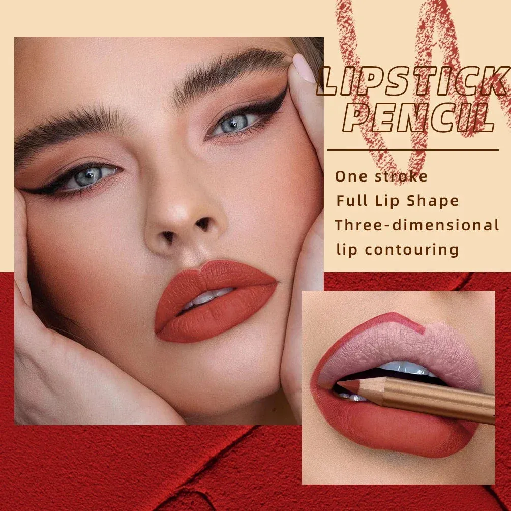 12 Colors Sexy Matte Lipstick Pencil