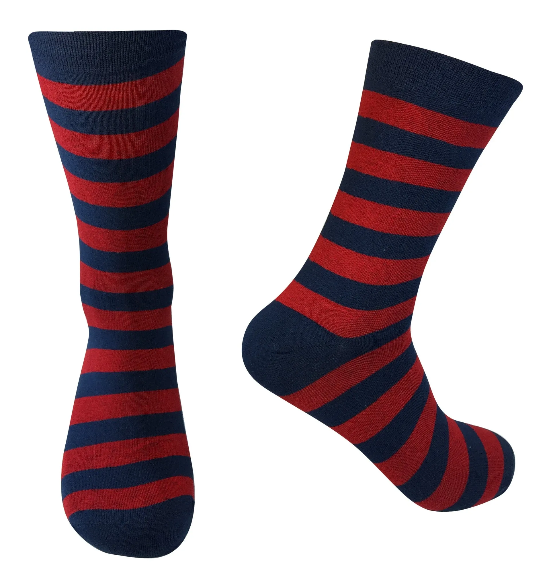 2 Pair Mens Funky Fun Colorful Socks-Hipster Power Socks-Premium Cotton Socks