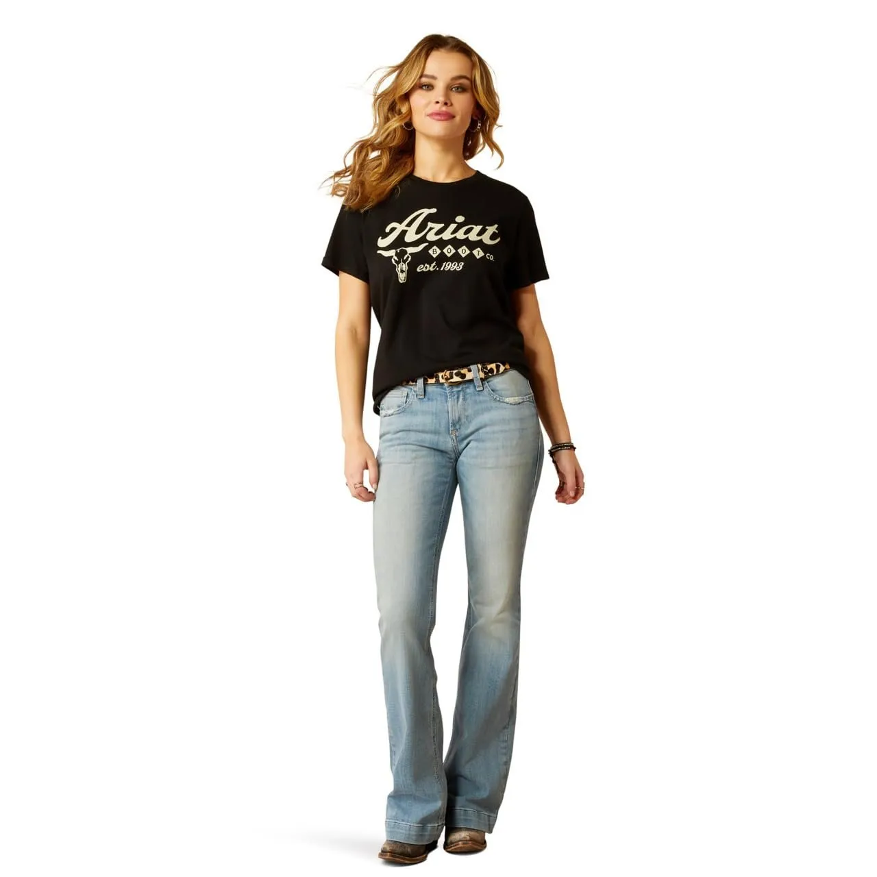 Ariat Women's Established Boot Co T-Shirt, Black