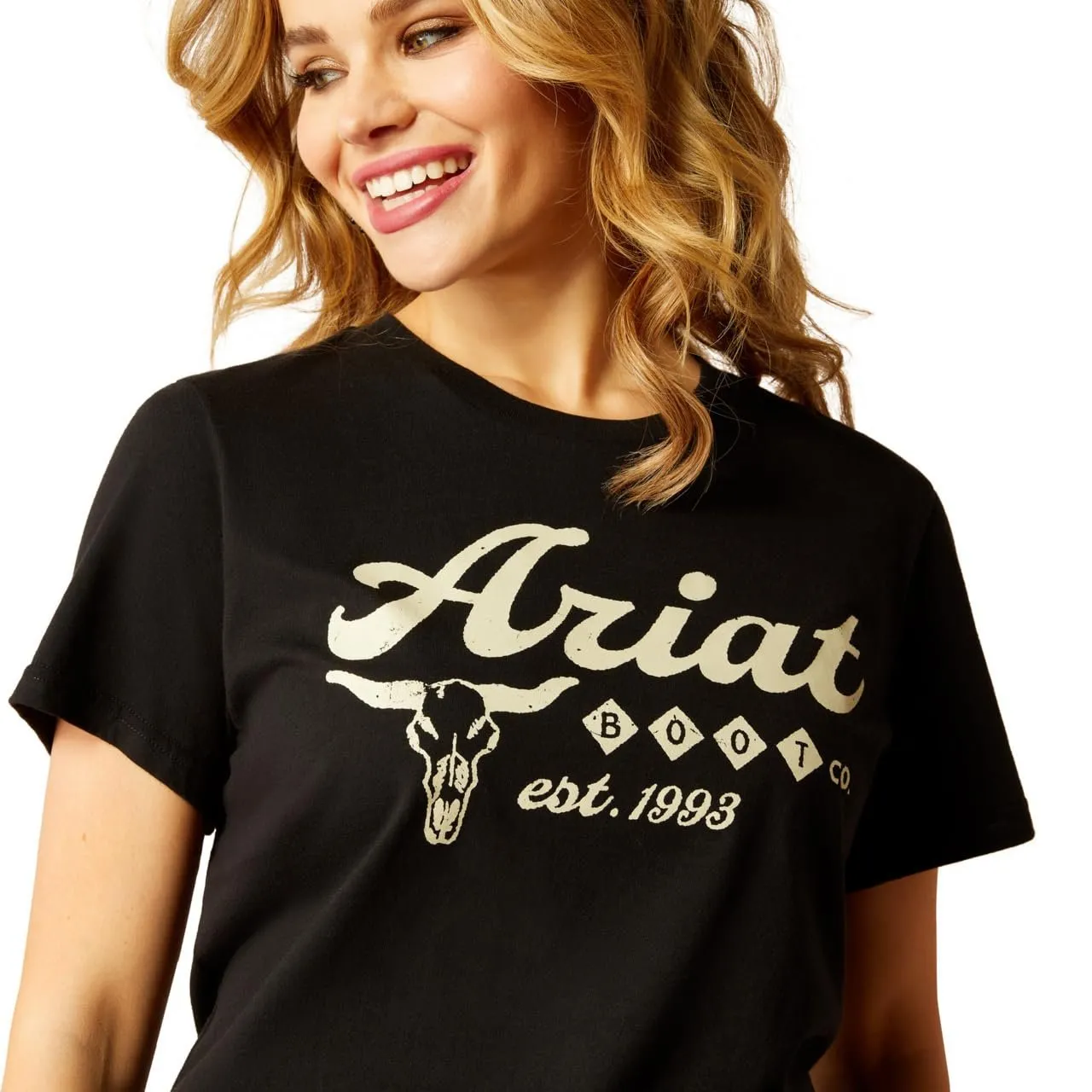 Ariat Women's Established Boot Co T-Shirt, Black