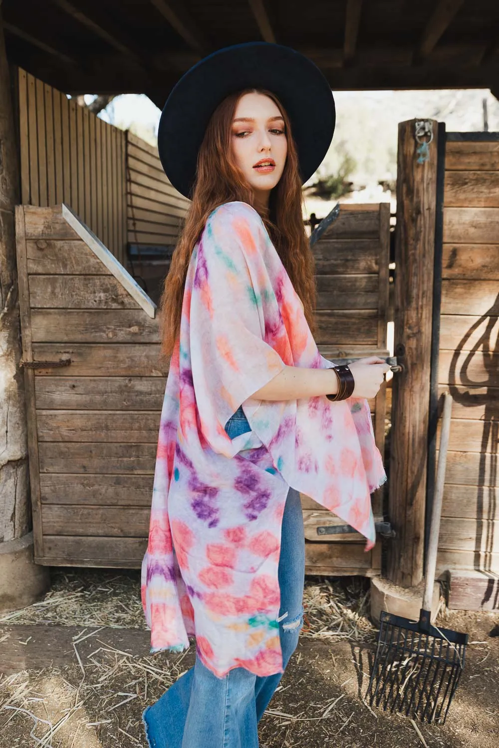 Beatrice Airy Tie Dye Duster