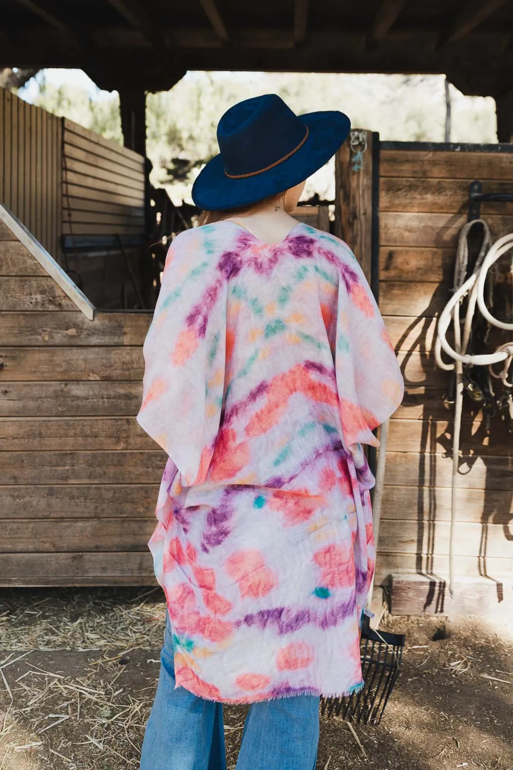 Beatrice Airy Tie Dye Duster