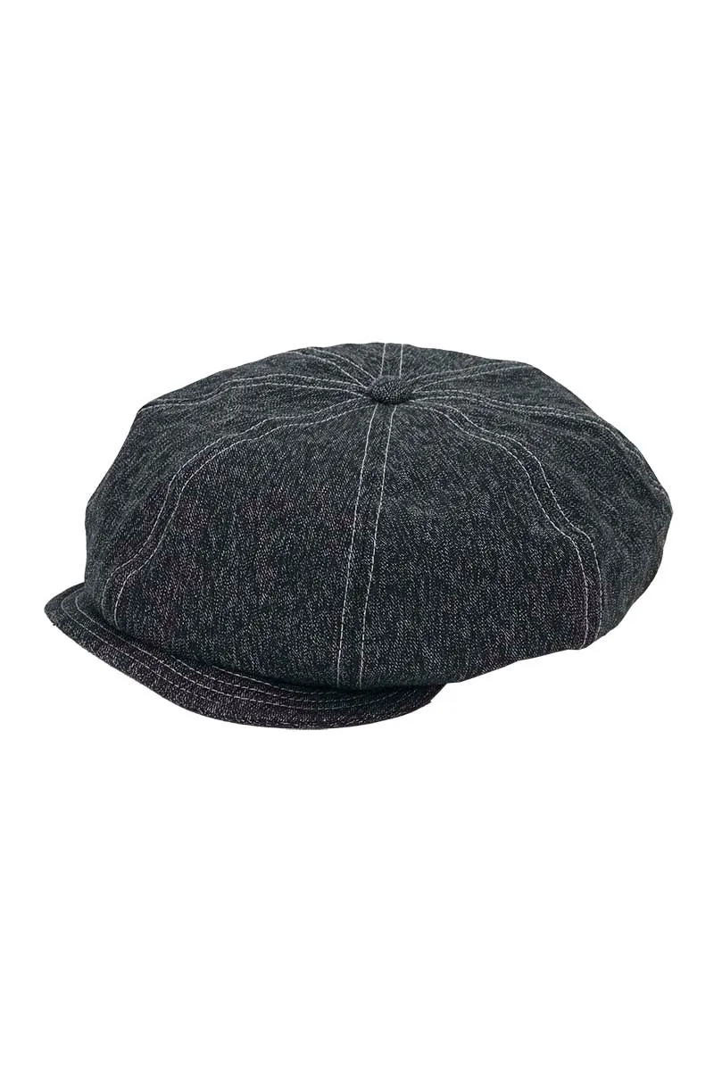 Black Chambray Casquette