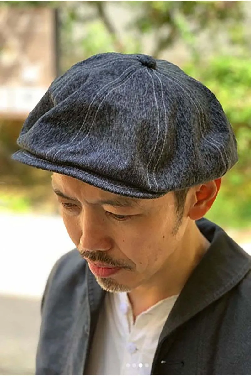 Black Chambray Casquette