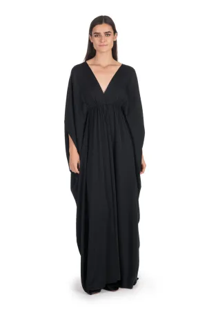 Black Silk Kaftan