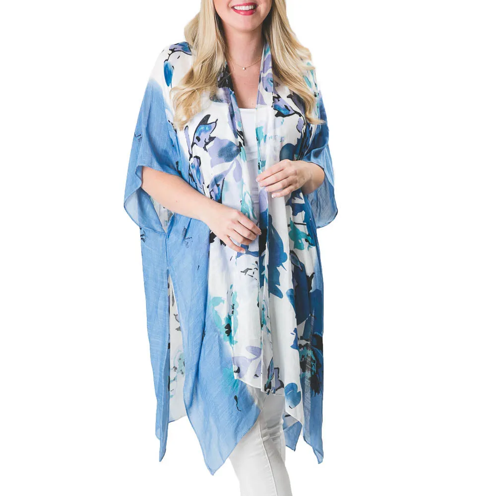 Blue Martha Kimono