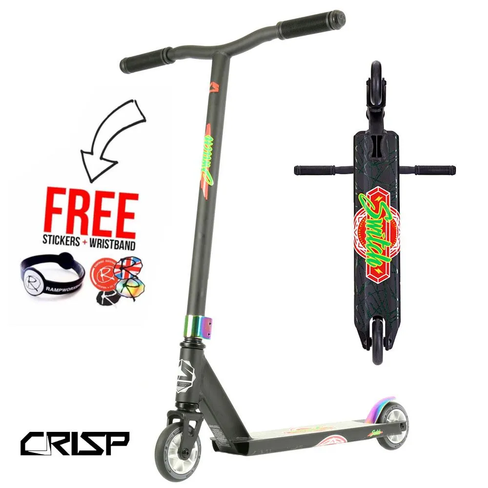 Crisp Switch Complete Stunt Scooter - Black/NeoChrome