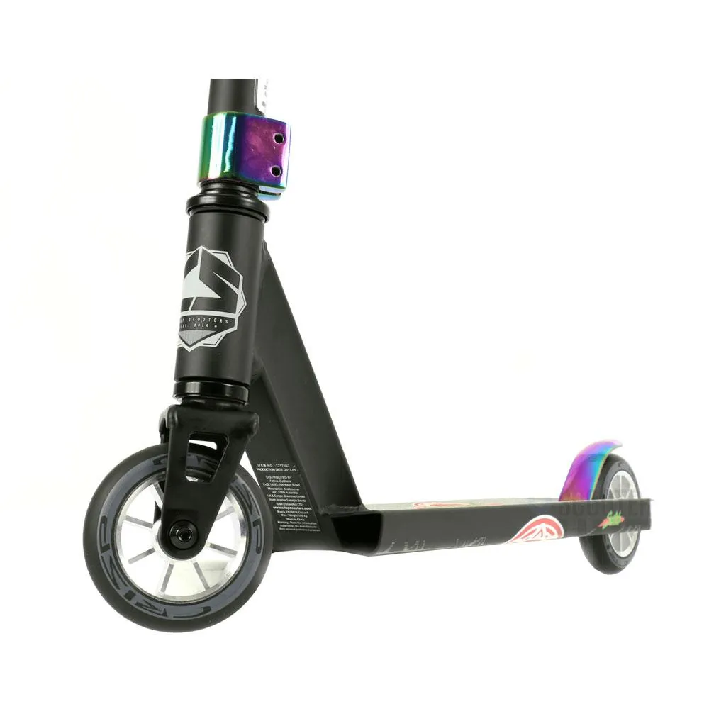 Crisp Switch Complete Stunt Scooter - Black/NeoChrome