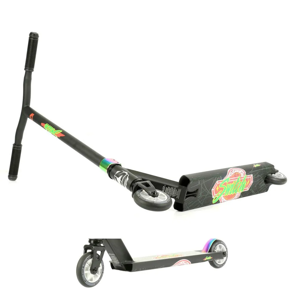 Crisp Switch Complete Stunt Scooter - Black/NeoChrome