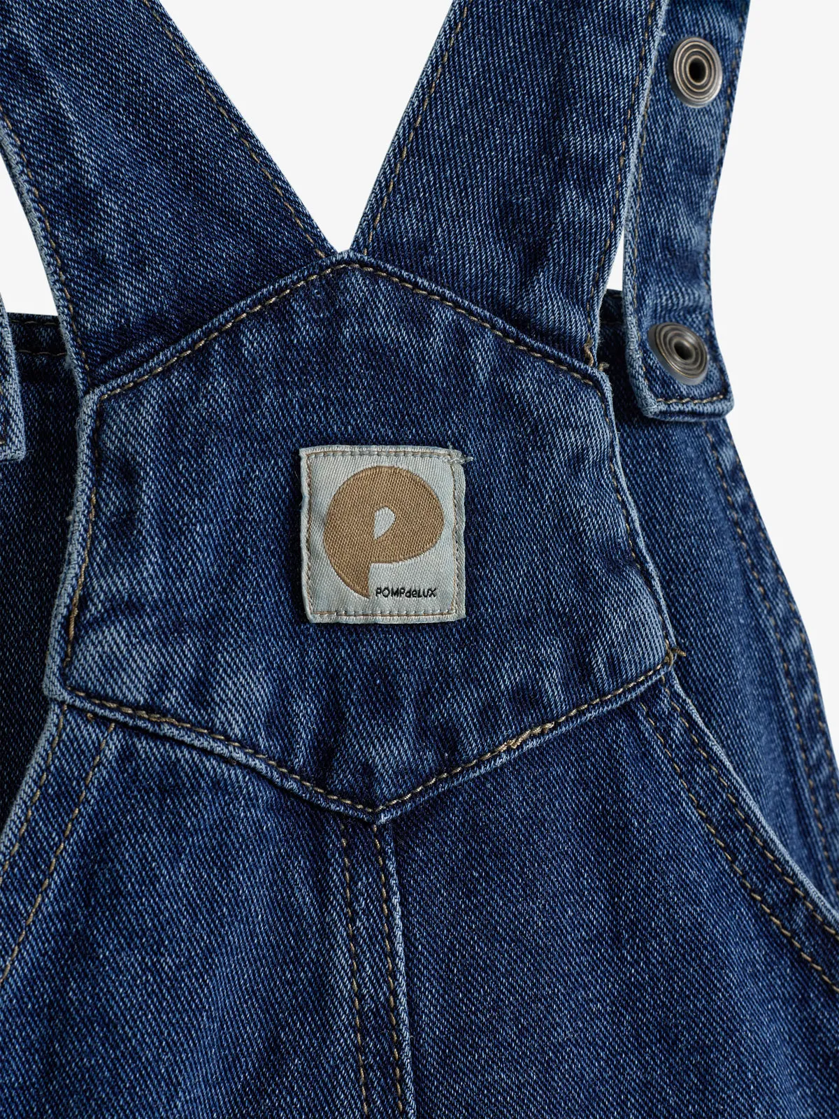 Denim Overalls - Kids - Dark Blue Denim