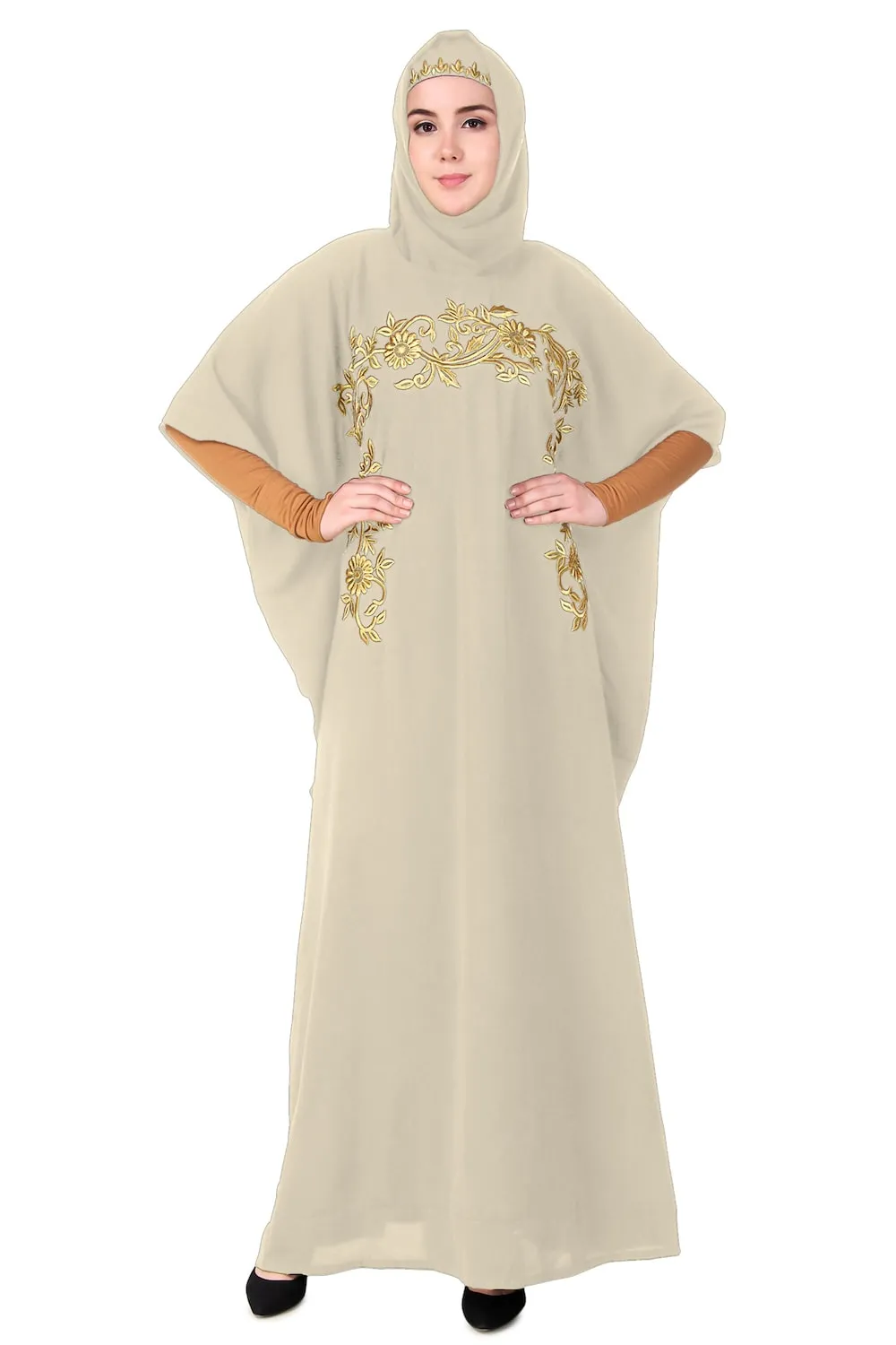 Designer Wear Hand Embroidered Dubai Kaftan