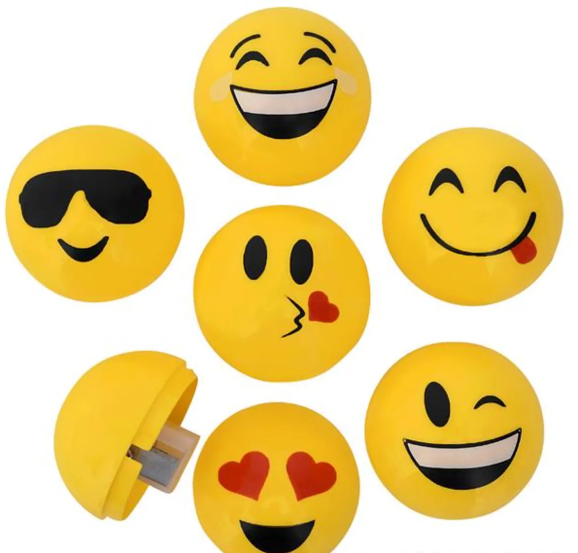 Emoji Pencil Sharpener (24 per unit), #STSHEMO (D-39)