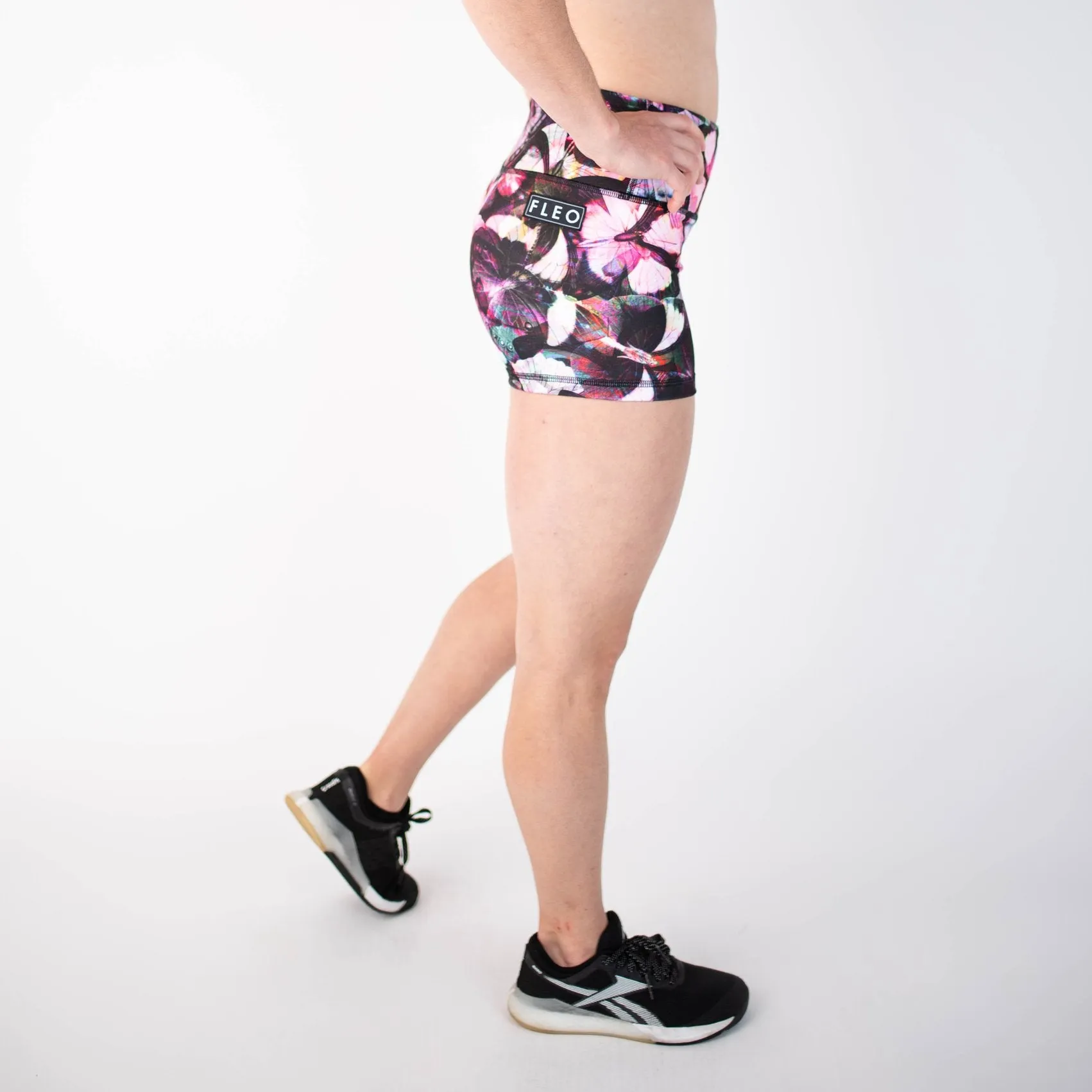 FLEO Butterfly Daydream Shorts (Power High-rise)