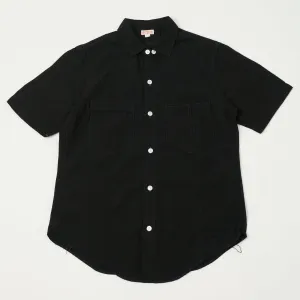 Freewheelers 'Big Bertha' S/S Work Shirt - Black