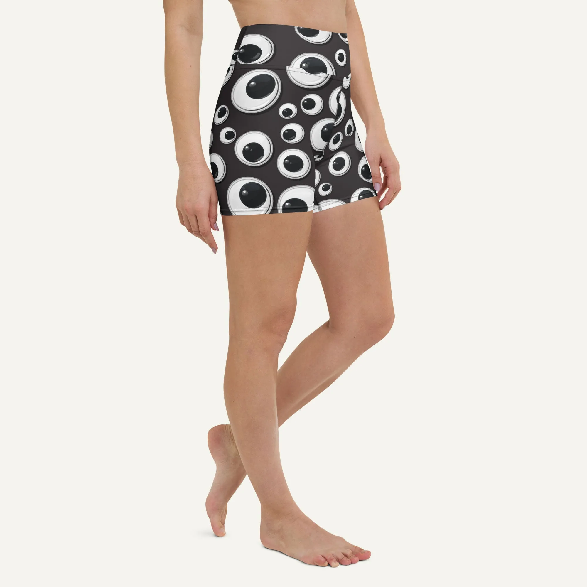 Googly Eyes High-Waisted Shorts