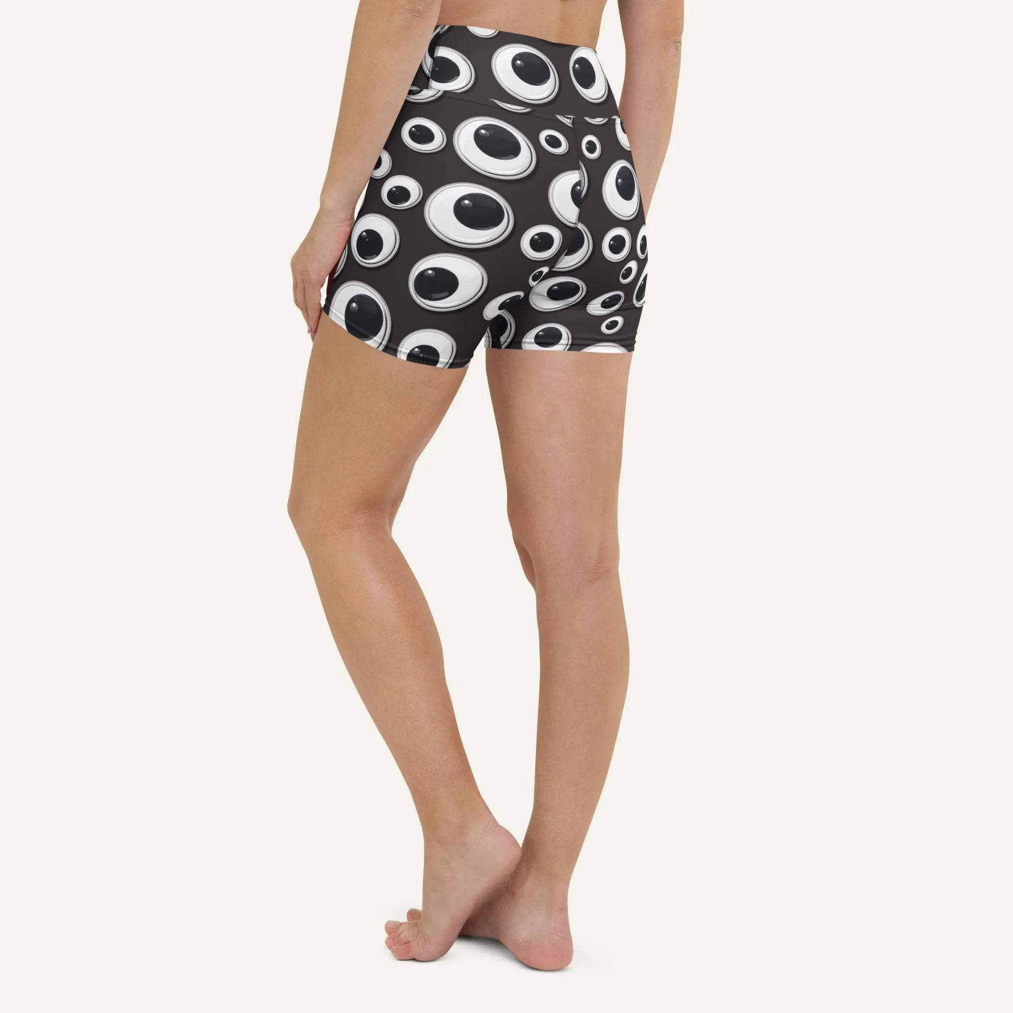 Googly Eyes High-Waisted Shorts