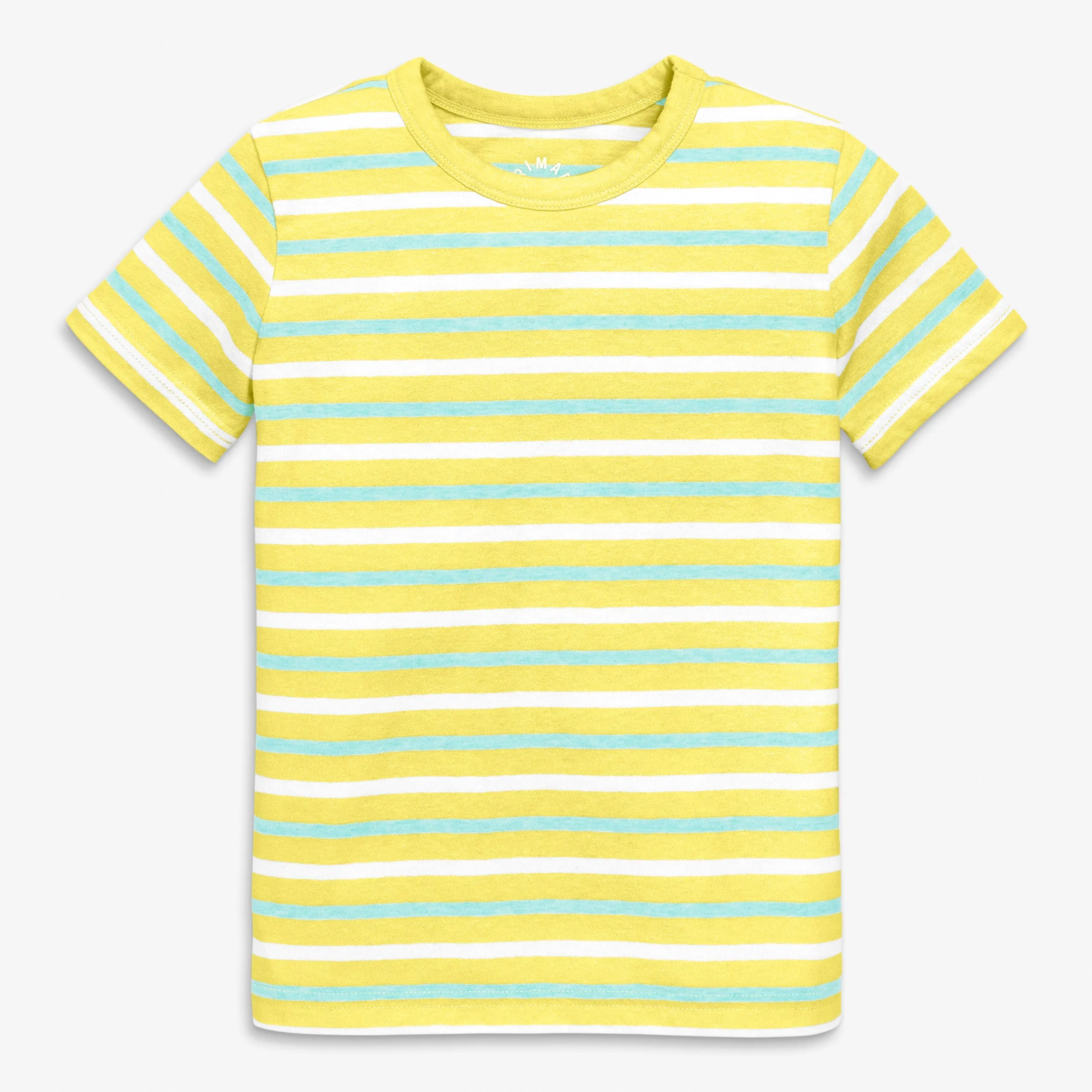 Heathered tee in stripe