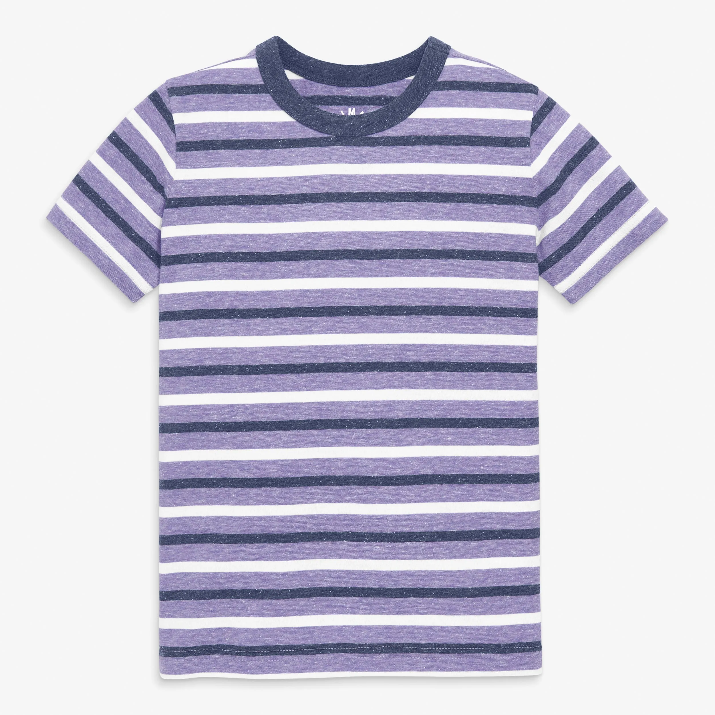 Heathered tee in stripe