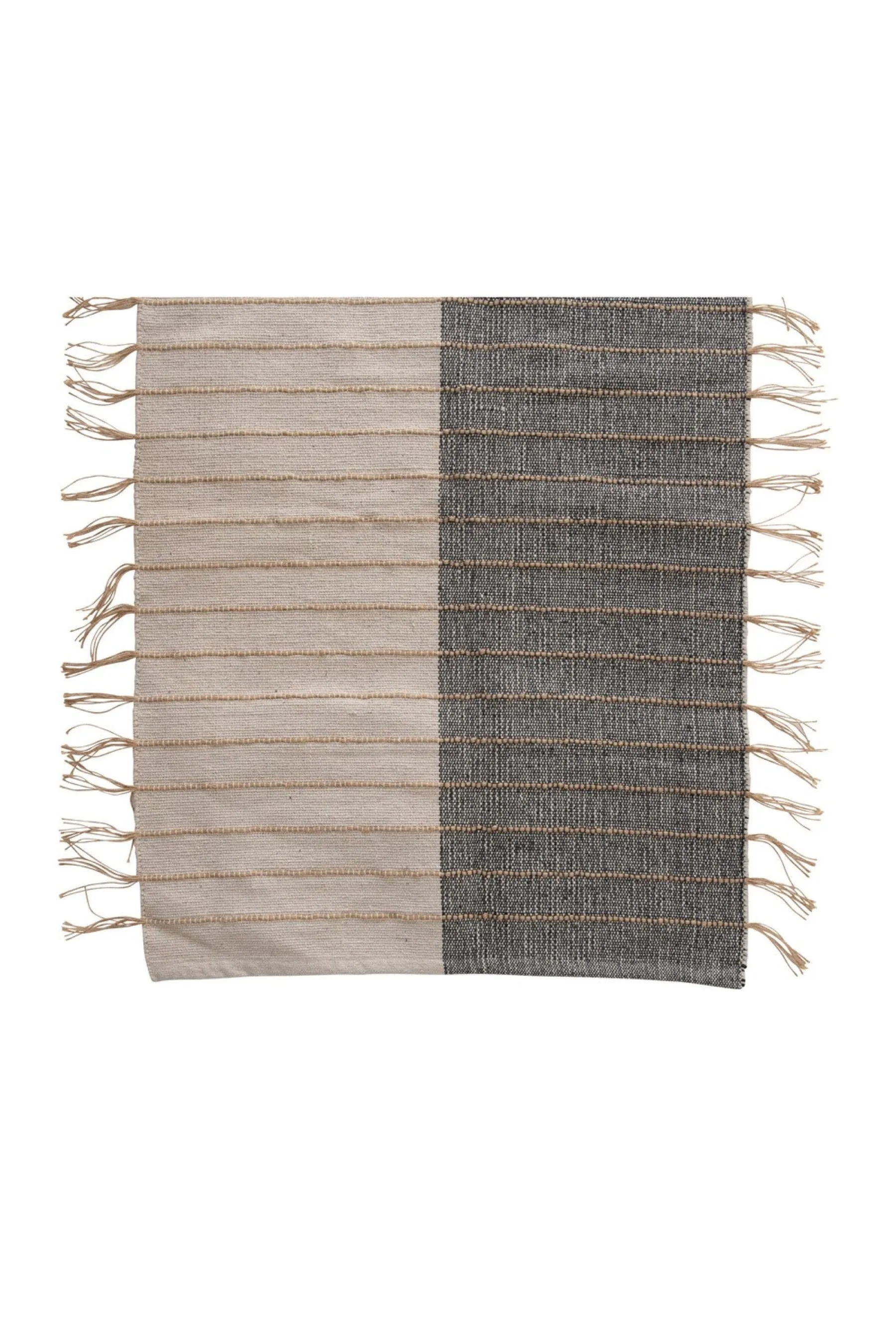 Jute Stripe Two-Tone Runner