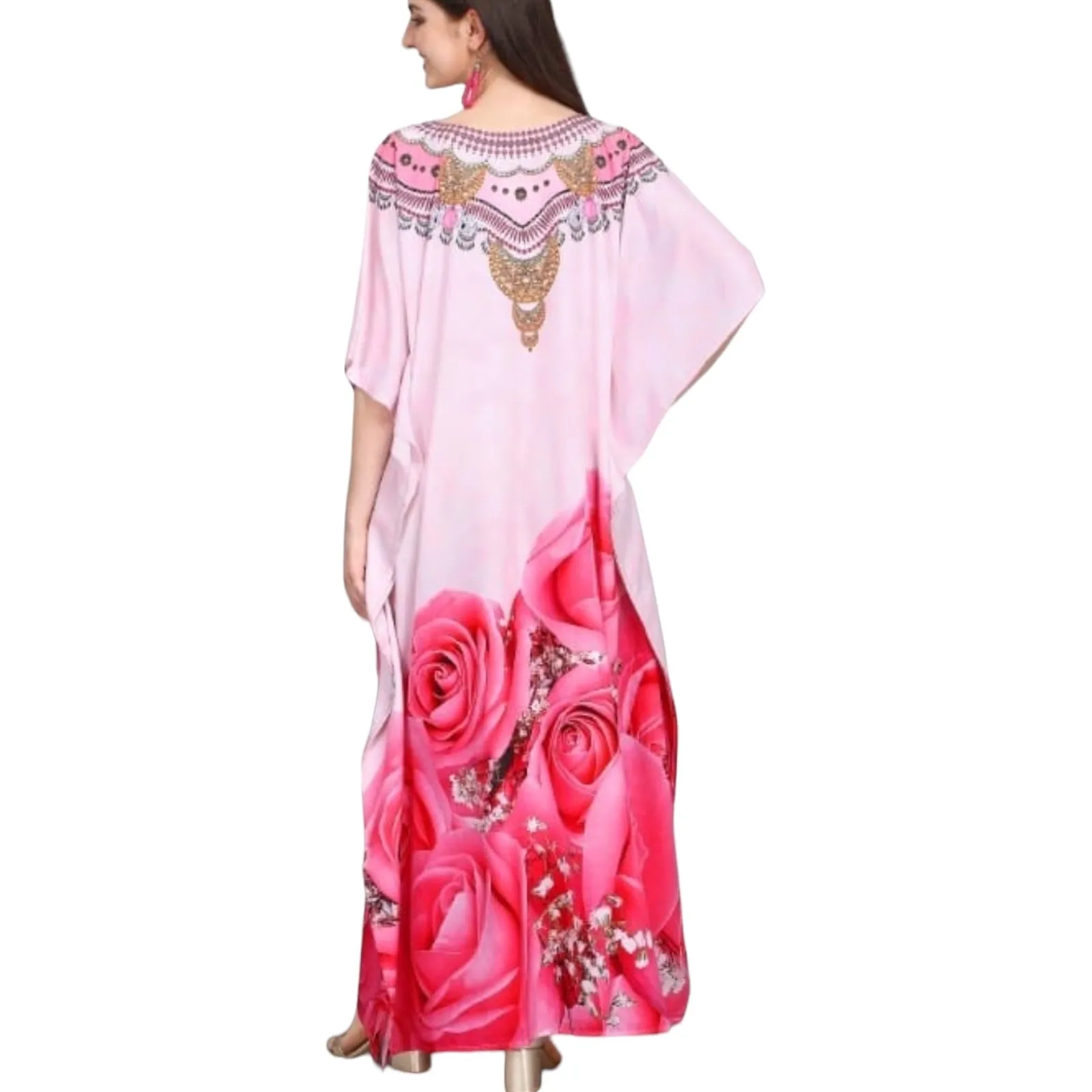 Luxurious Mia Embellished Kaftan Dress