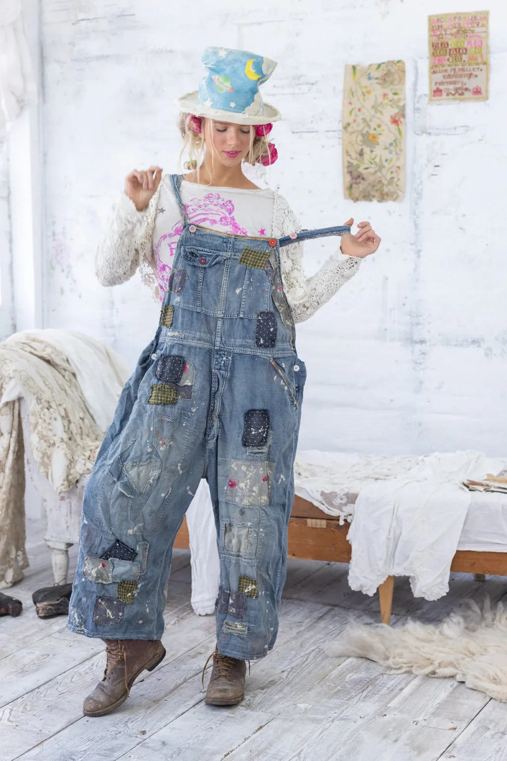 Magnolia Pearl 097 Benjamin Wide Leg Overalls