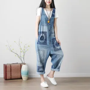 Mandala Denim Overall