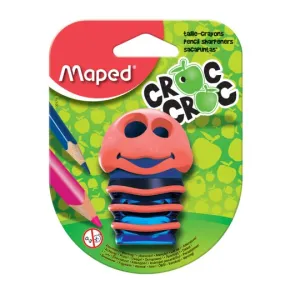 Maped Sharpner 2Hole Croc Croc Blister