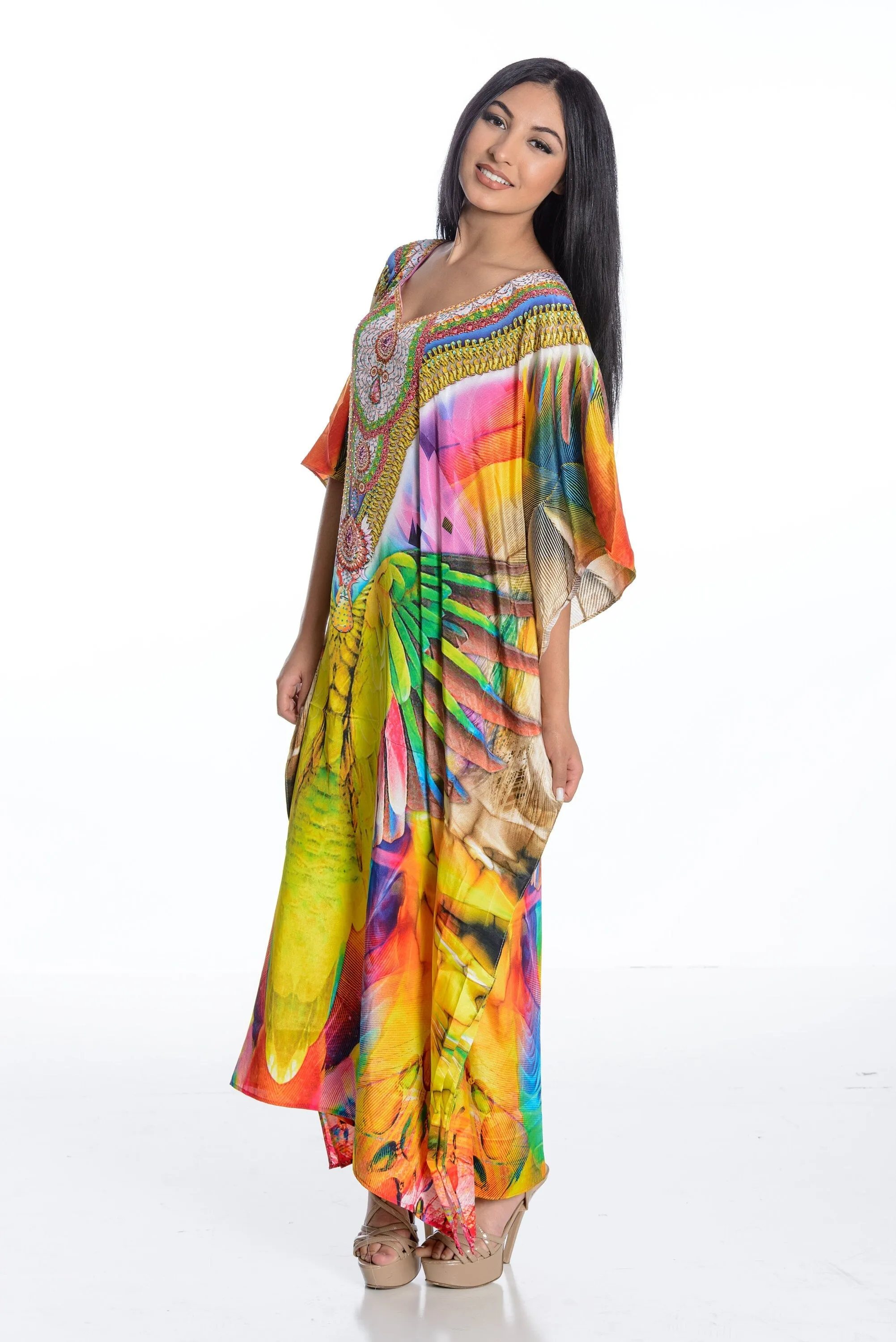 Maxi Kaftan Dress, Plus Size Kaftan Dress, Kaftan For Women, Mexican