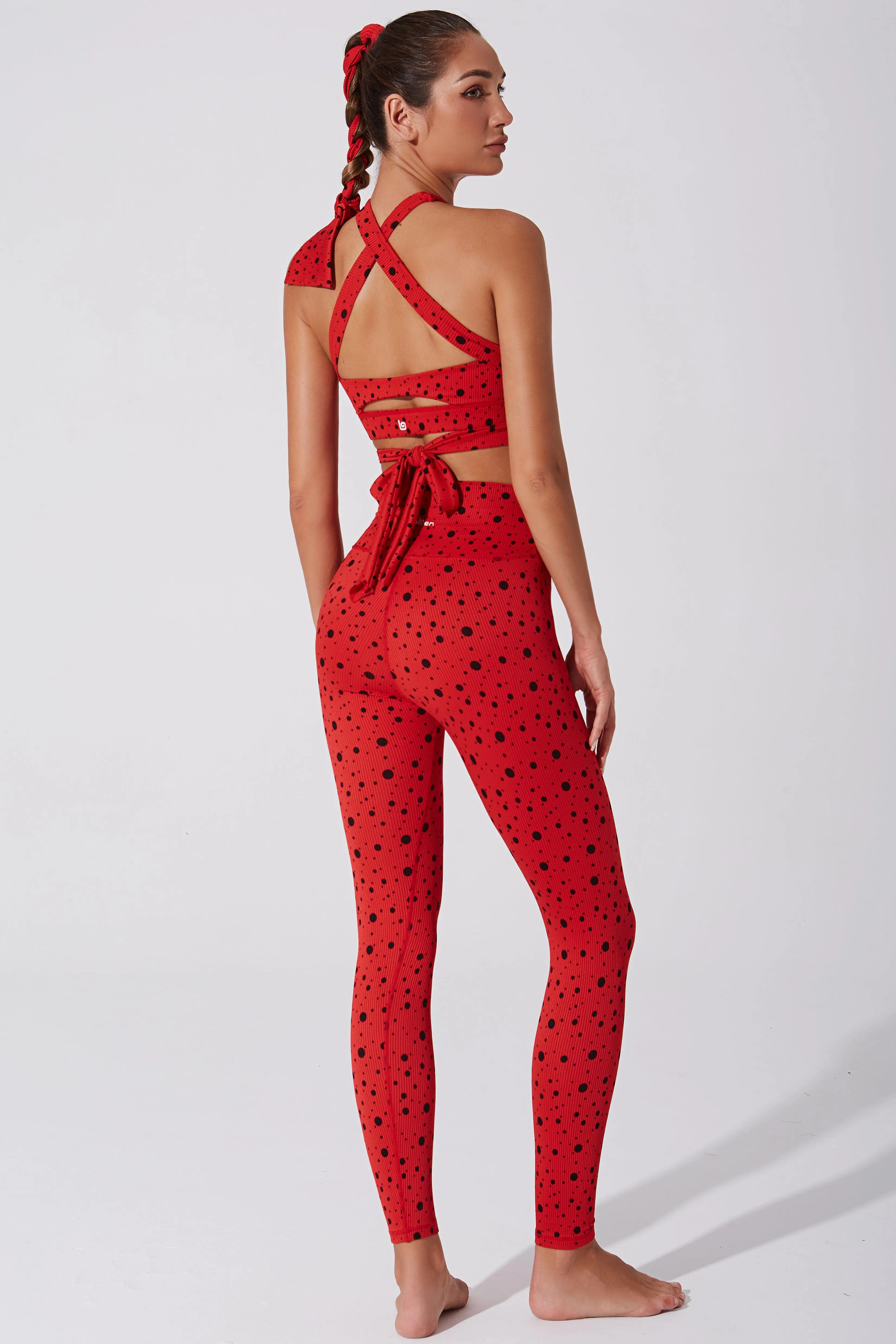 Meline Polka Dot Bra - Savvy Red