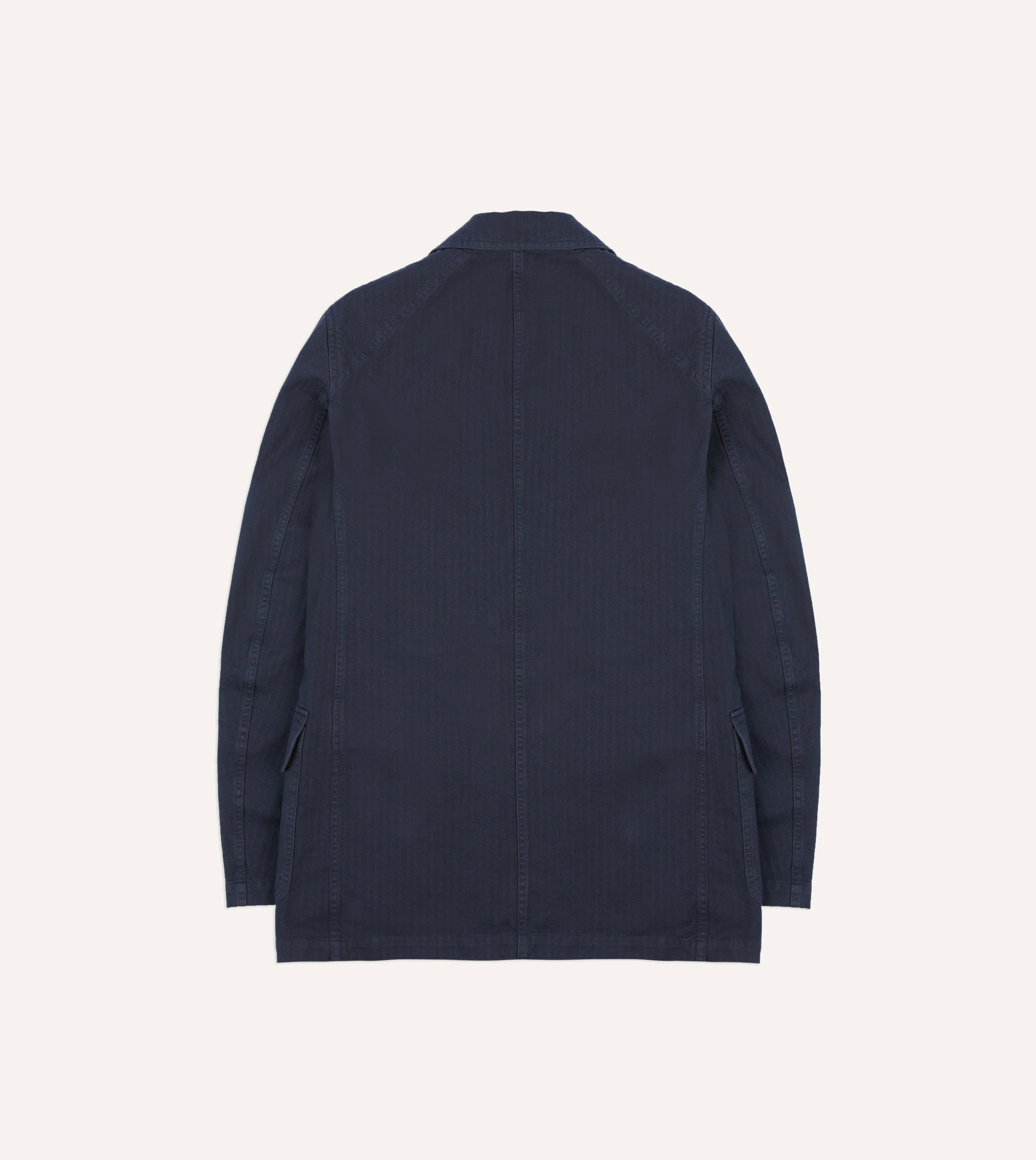 Navy Herringbone Cotton Games Blazer Mk. I