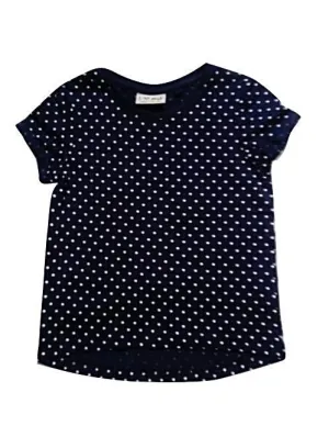 Next Navy Blue Polka Dot Baby Girls Top