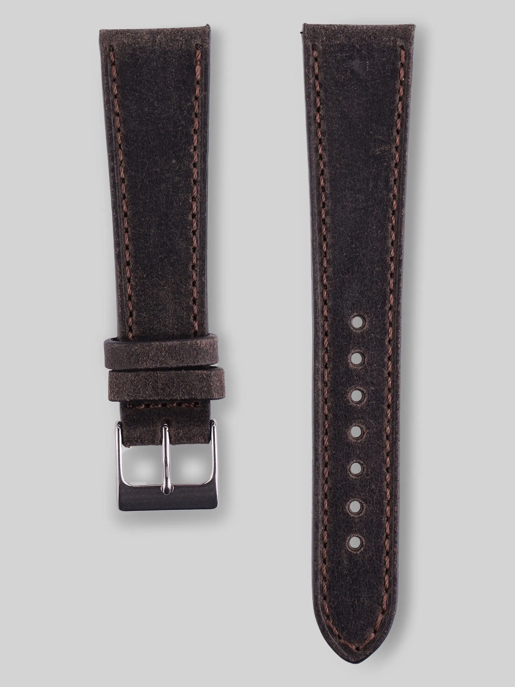 Nubuck Watch Strap - Umber