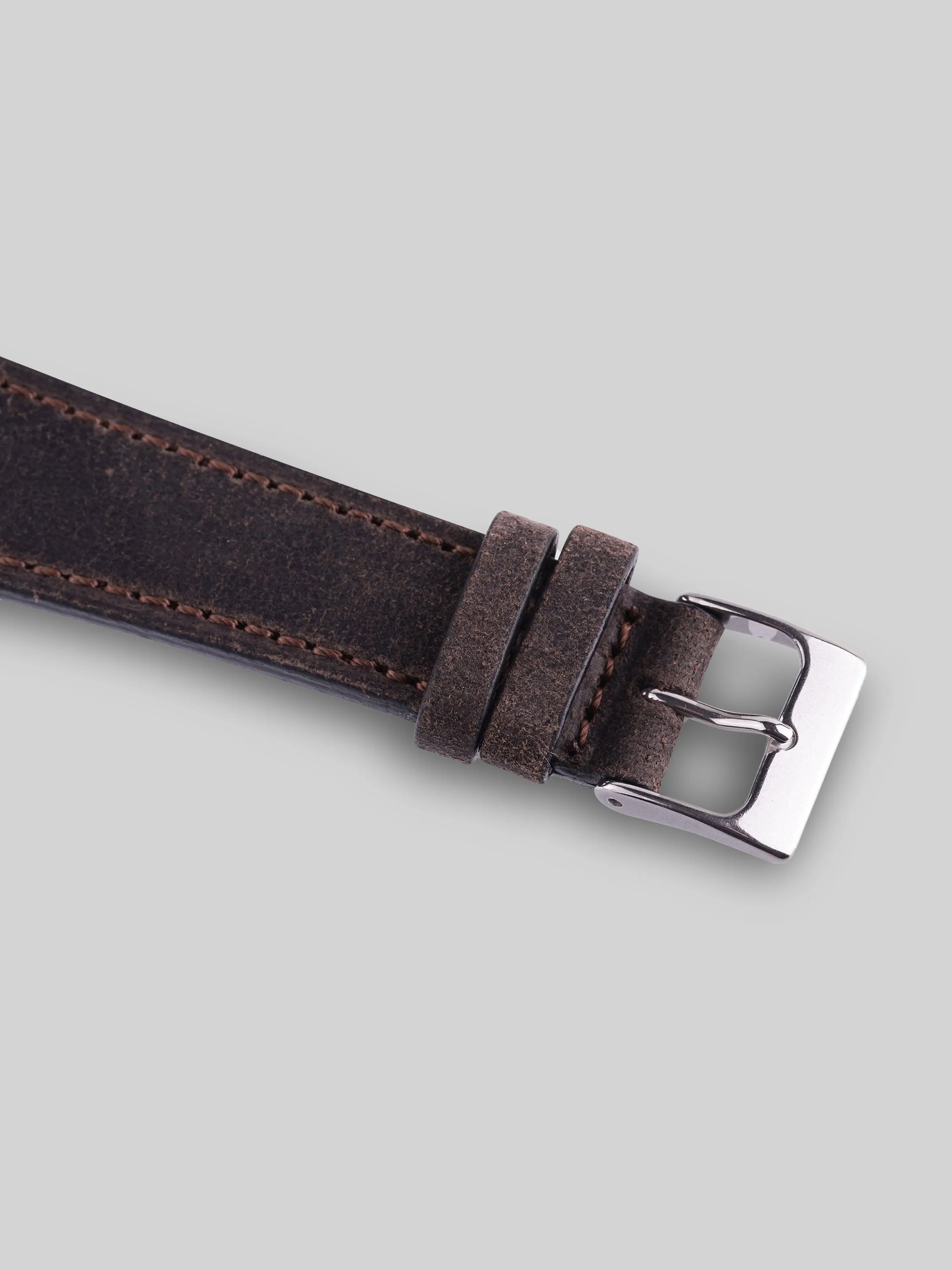 Nubuck Watch Strap - Umber