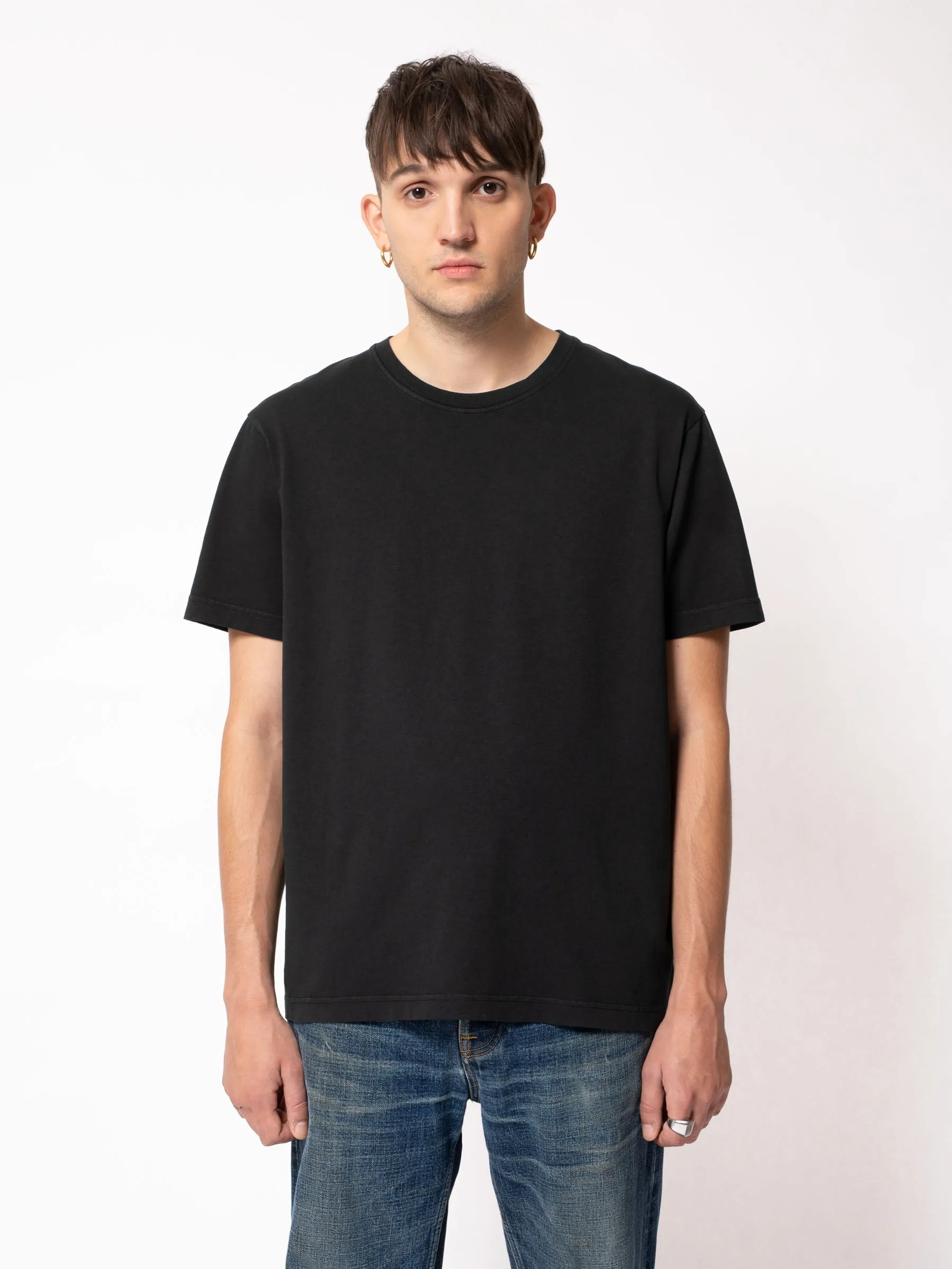 NUDIE JEANS - Uno Everyday Tee Black