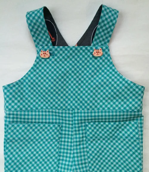 Overalls/Shortalls pdf sewing pattern OLLIE OVERALLS Sizes to fit 3 months to 4 years