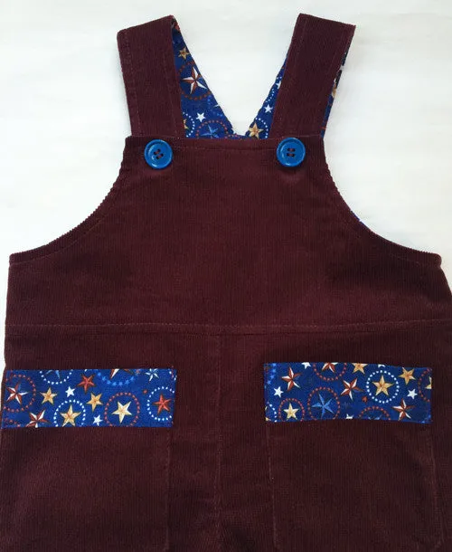 Overalls/Shortalls pdf sewing pattern OLLIE OVERALLS Sizes to fit 3 months to 4 years