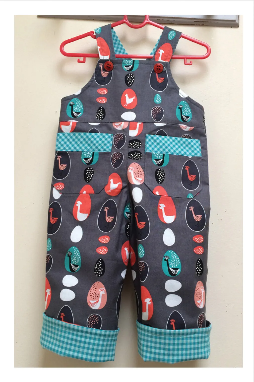 Overalls/Shortalls pdf sewing pattern OLLIE OVERALLS Sizes to fit 3 months to 4 years