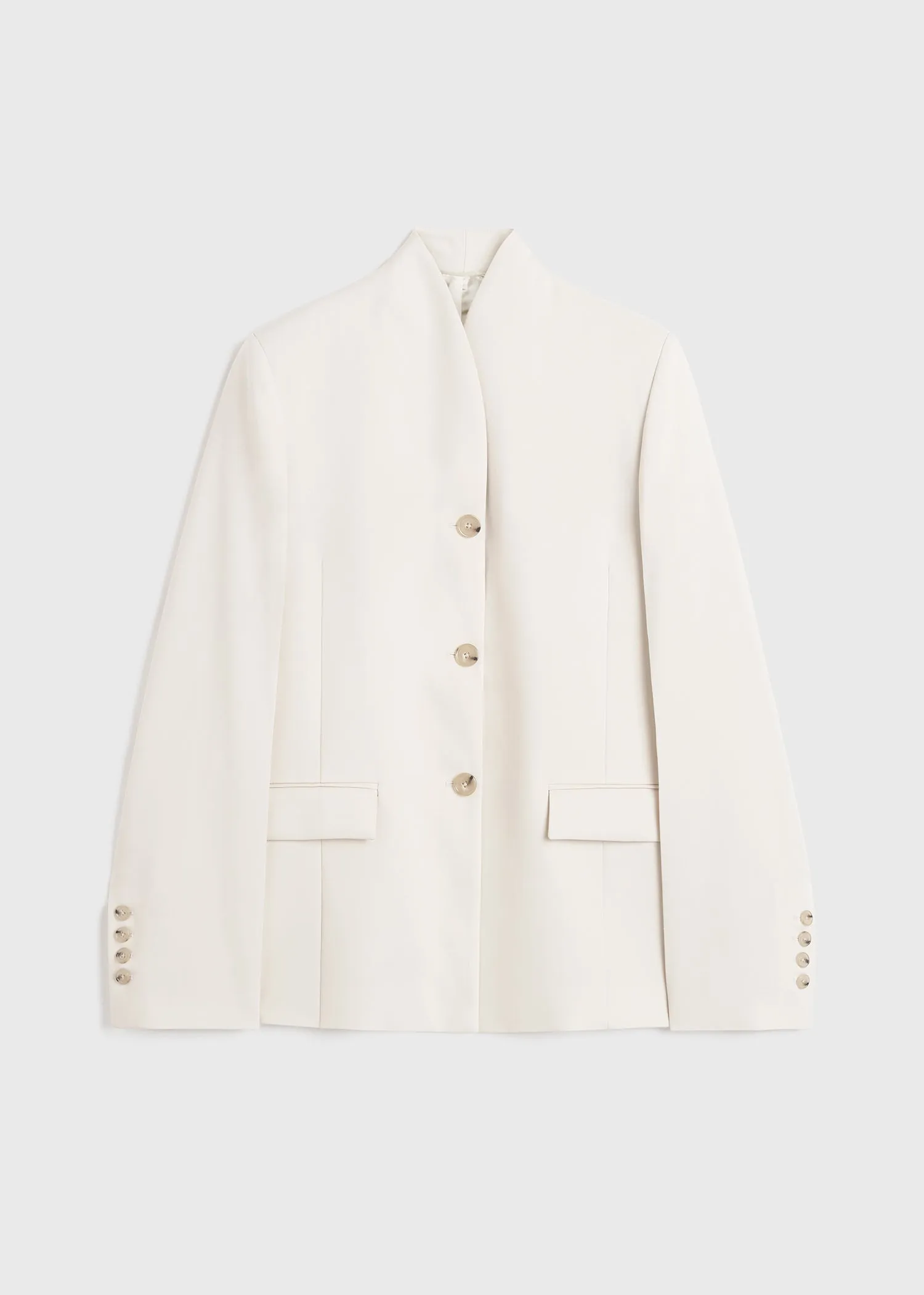 Overlay suit jacket snow