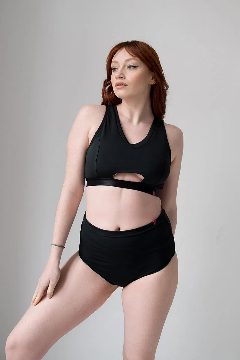 Pole Addict High Waisted Shorts - Black