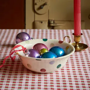 Polka Dot Cereal Bowl