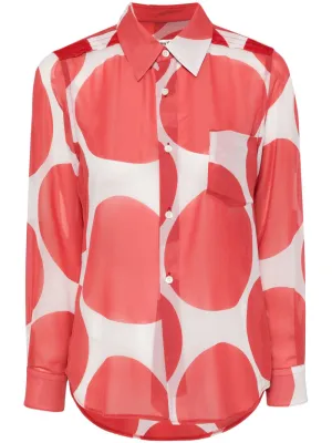 Polka Dot Pattern Shirt