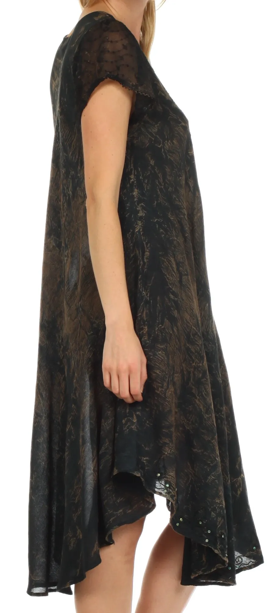 Sakkas Michiko Stonewashed Caftan Dress / Cover Up