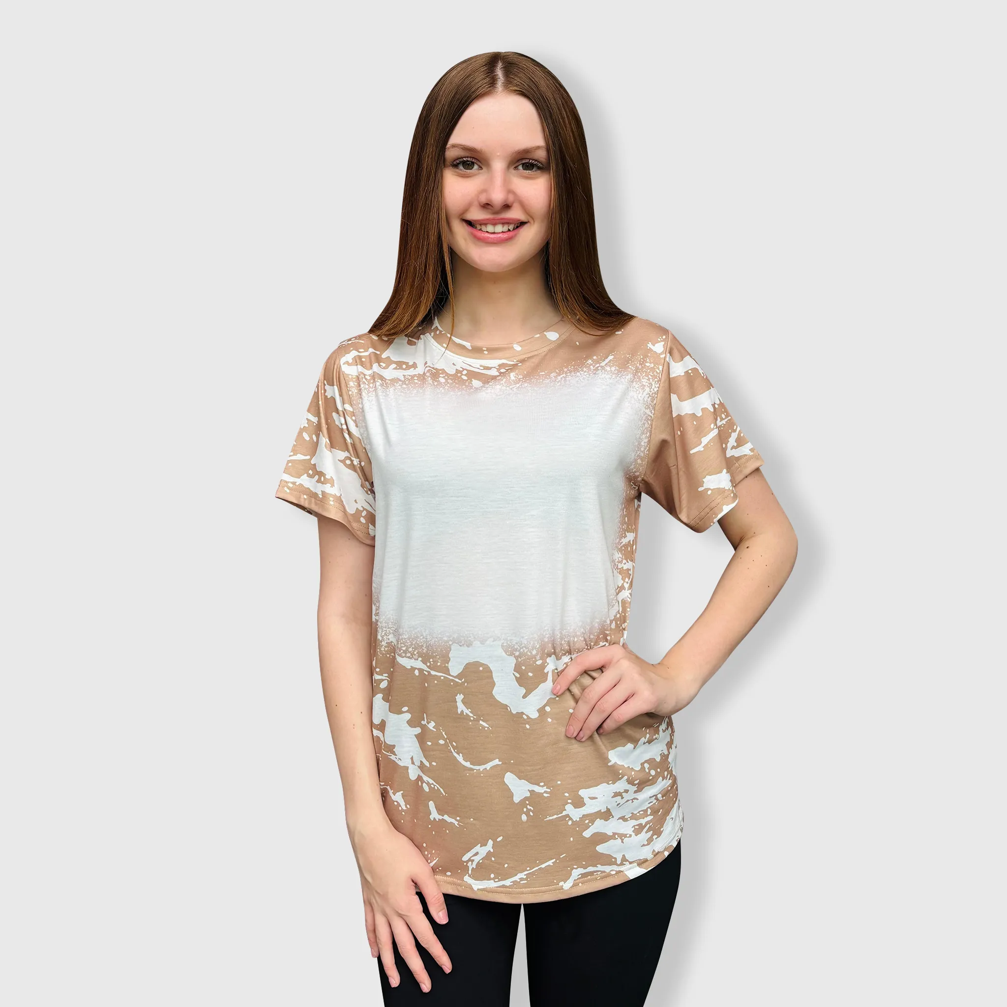 Scrunched Faux Bleached Tees