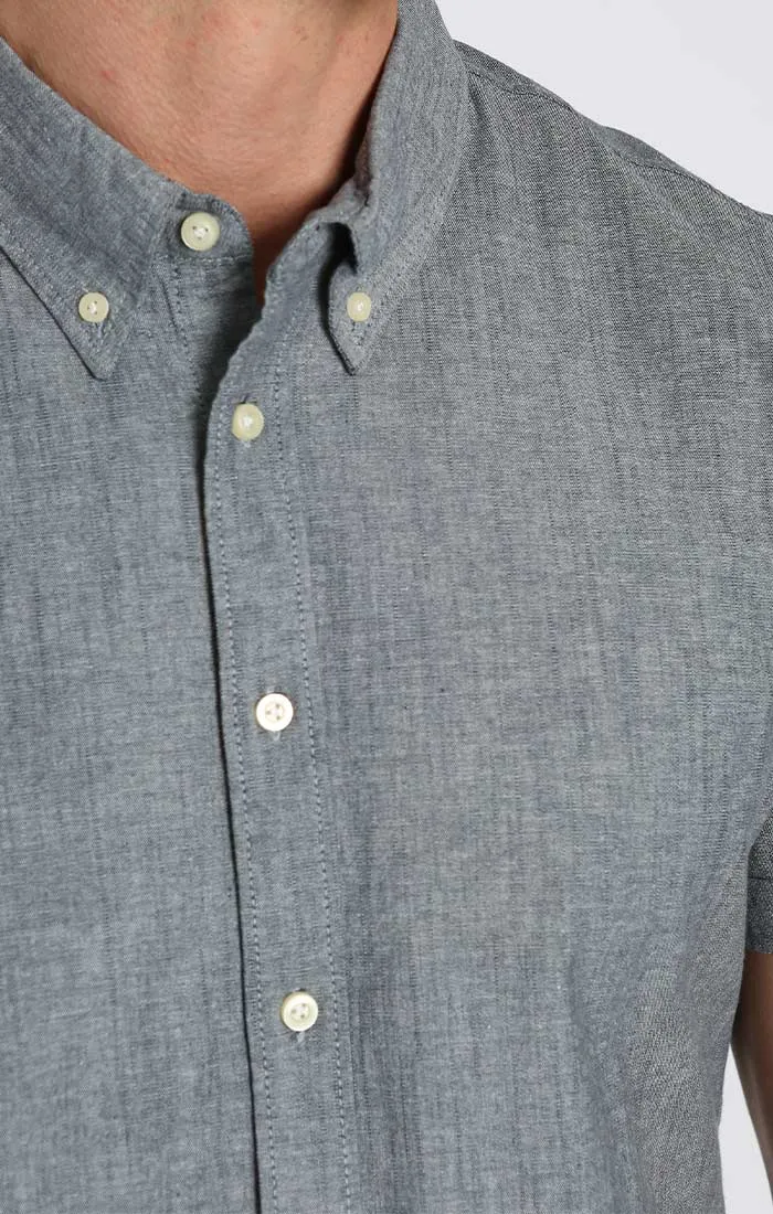 Short Sleeve Chambray Shirt