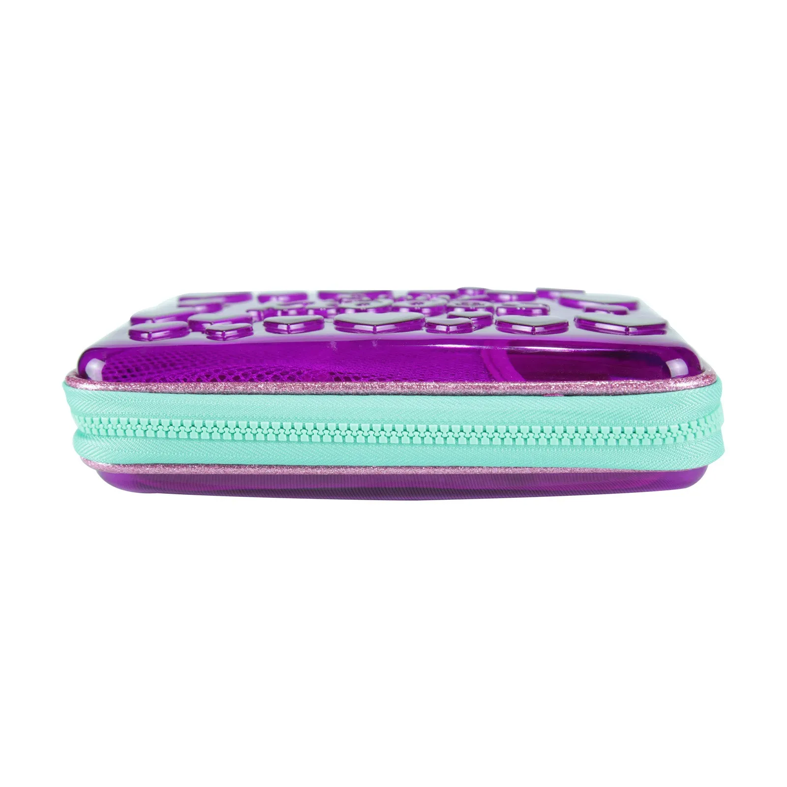 Smily Pvc Pencil Case Purple