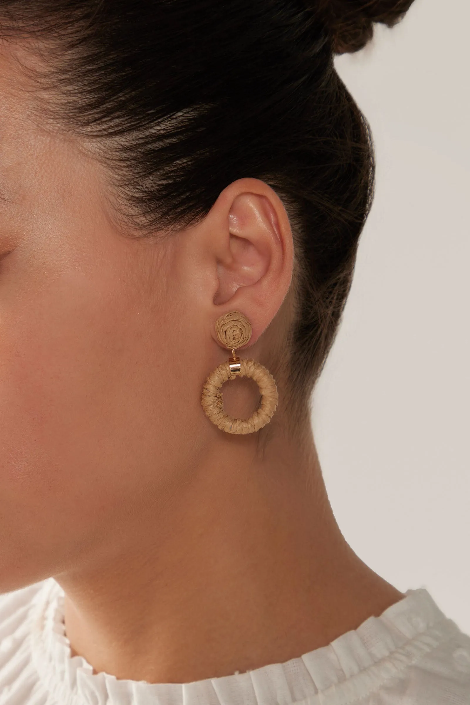 Sojourn Round Earring  - Dune