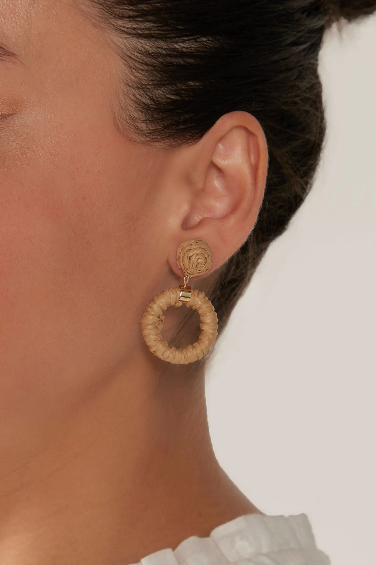 Sojourn Round Earring  - Dune