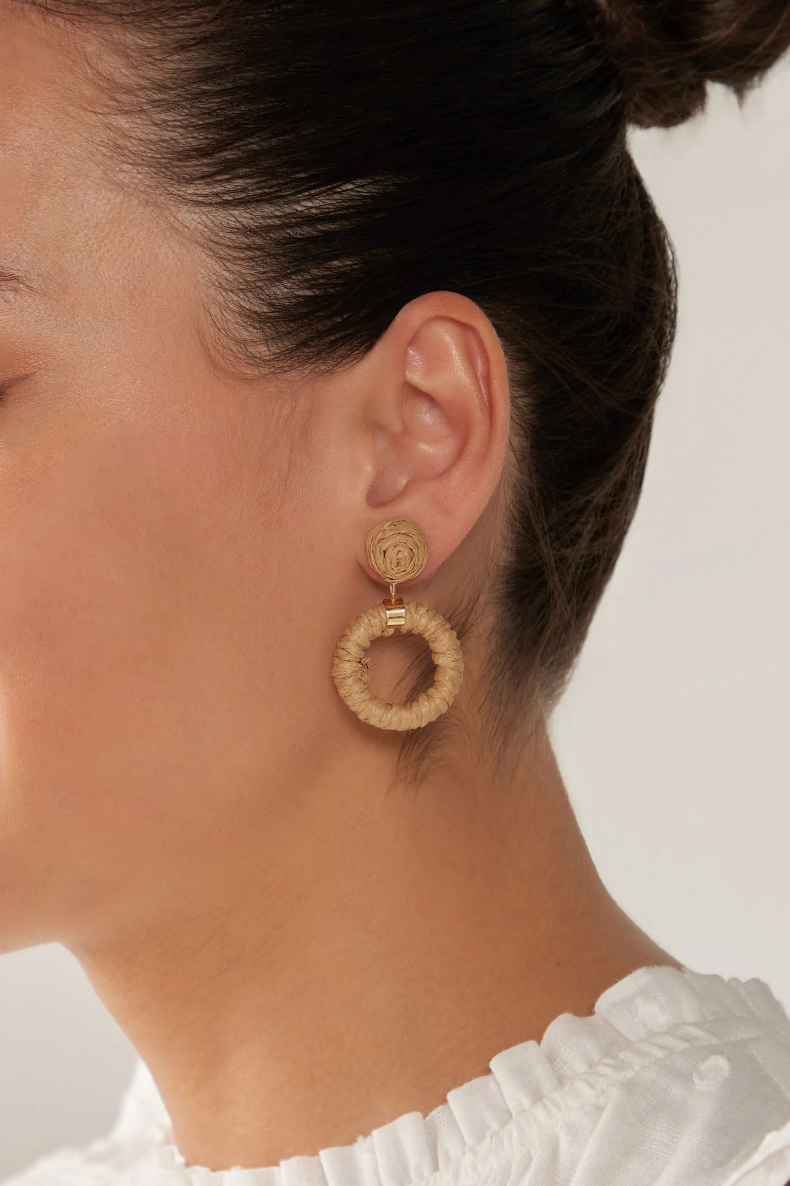 Sojourn Round Earring  - Dune