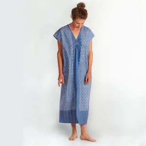 Sophia - Hand Spun, Hand Woven Khadi Cotton Kaftan Dress