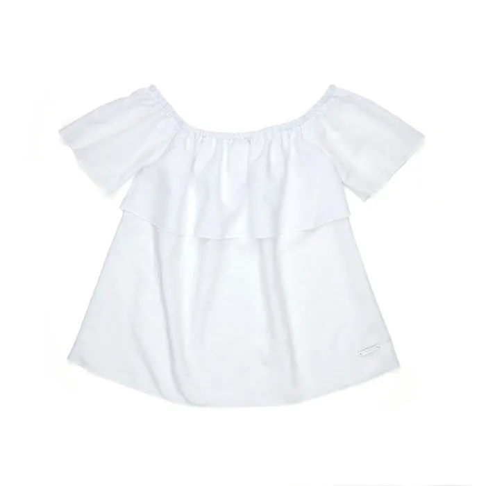 Sudo Isla Off Shoulder Top - Crisp White